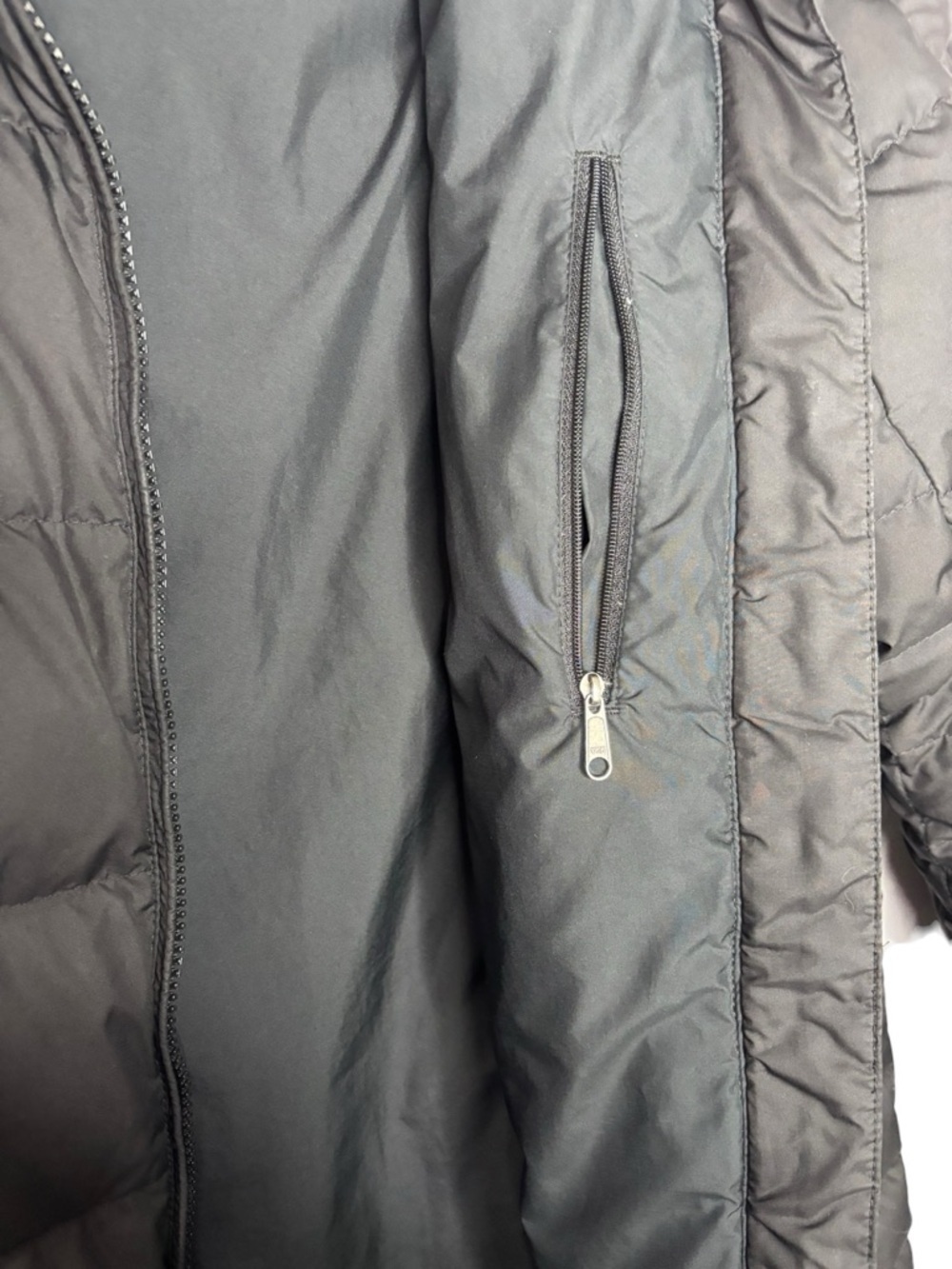 Patagonia Women's Down With It Parka Goose Down Knee Length Coat Medium *flawed - Picture 8 of 15